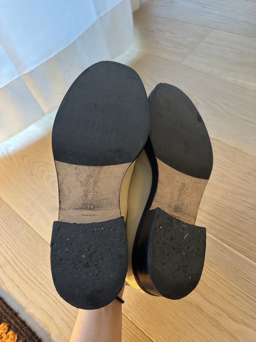 Damenschuhe: Aeyde white/cream loafers 39 – Gebraucht aus St. Niklausen LU von lau_259n 7