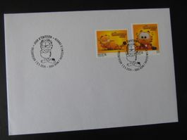 2024  Garfield + Baby  mit Ausgabetag Vollstempel