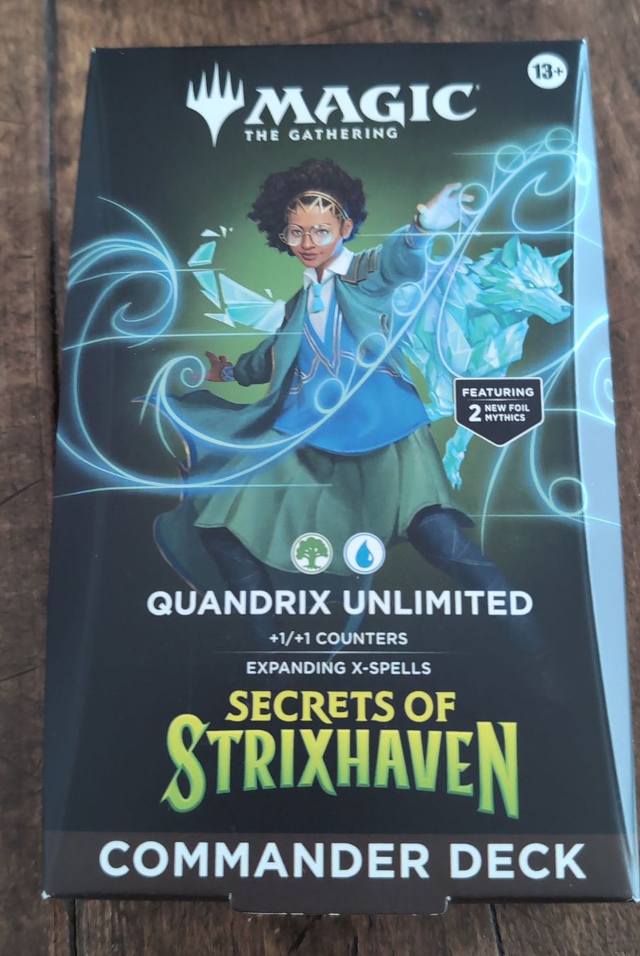 Hasbro Giochi: Magic The Gathering - Quandrix Unlimited Deck - Strixhaven  – Nuovo e nell'imballaggio originale da Zürich venduto da Kralot