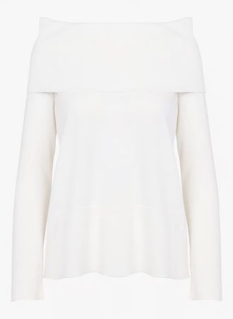 MAX MARA LEISURE Wolle Pullover Gr XL Weiss NEU