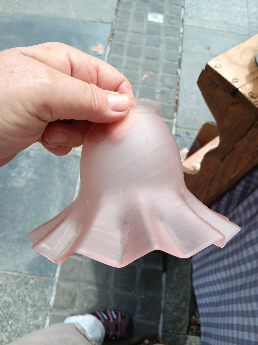 Paralumi: 3 Glas Lampenschirme – Usato da Ambrì venduto da Maerz87 2