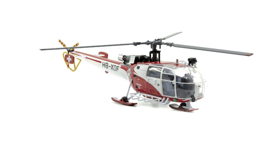 Rega Kit di modellismo & Modellini statici: 1:72 Alouette III Rega HB-XDF – Nuovo e nell'imballaggio originale da Affoltern am Albis venduto da Modellshop-8910 1