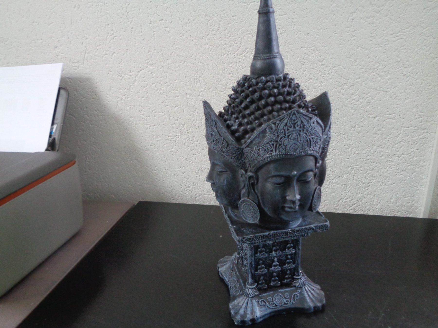 Sculture & Statue: Buddha mit vier Gesichter (36 cm) – Nuovo e nell'imballaggio originale da Langenbruck venduto da Gumsi 3