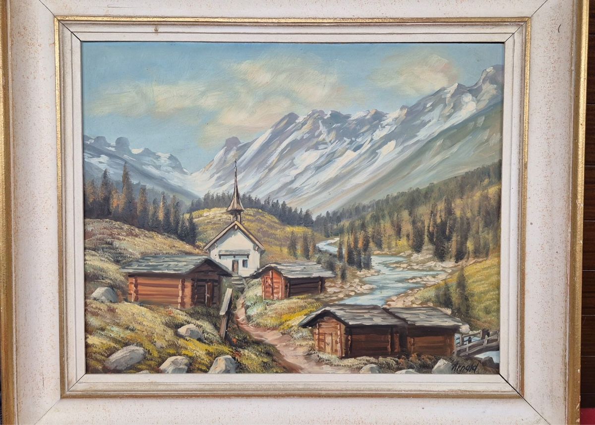 Dipinti: Bild Lötschental von Arnold – Usato da Wohlen b. Bern venduto da Beppe99 3