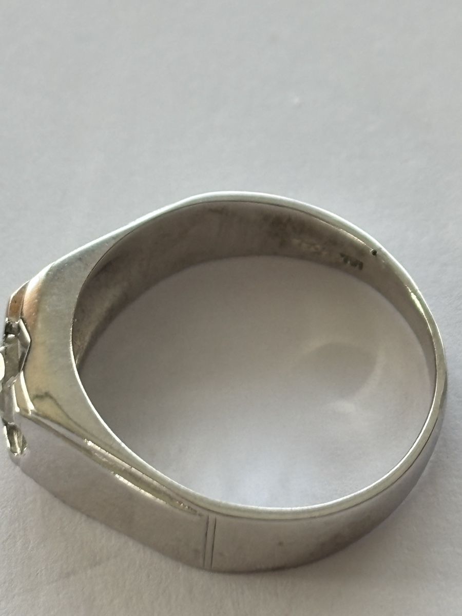 Ringe: Ring Weissgold / mit Diamantrose 18 Karat – Gebraucht aus Langnau am Albis von flusspflege 4