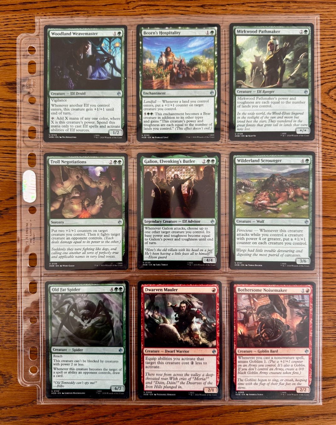 Magic The Gathering Cartes à collectionner: The Hobbit Uncommon Set 55/55 – Neuf (Voir description) à Rechthalten par hosme_be 1