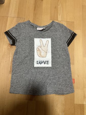 Wendepailleten Shirt Emoji Grösse 146/152