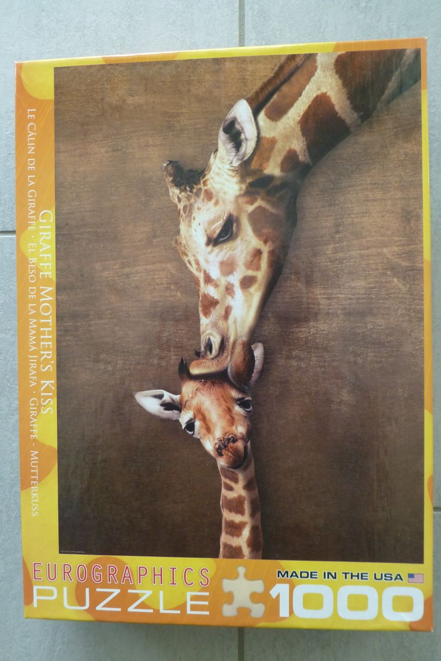 Puzzle: Puzzle - Giraffe Mutterkuss - 1000 Teile – Usato da Grenchen venduto da Bobatsch