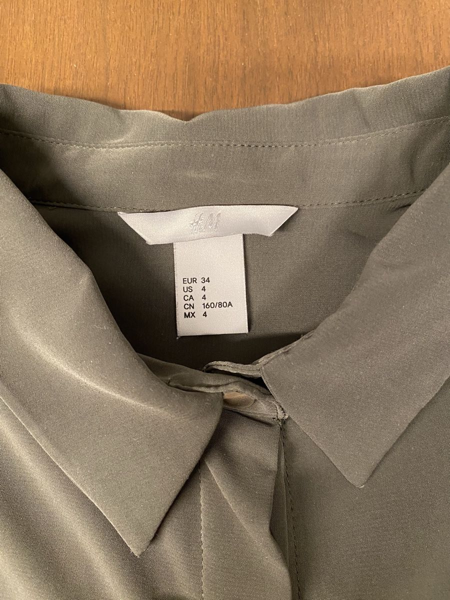 H&M Camicette: H&M Bluse, Olivgrün, Gr. 34 – Usato da Zumikon venduto da leskel 2