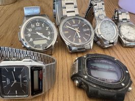  6 Montres CASIO Vintage et Collection