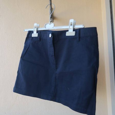 Jupe Mango bleu marine