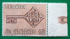 Briefmarken aus San Marino 1968 Europa – Schlüssel