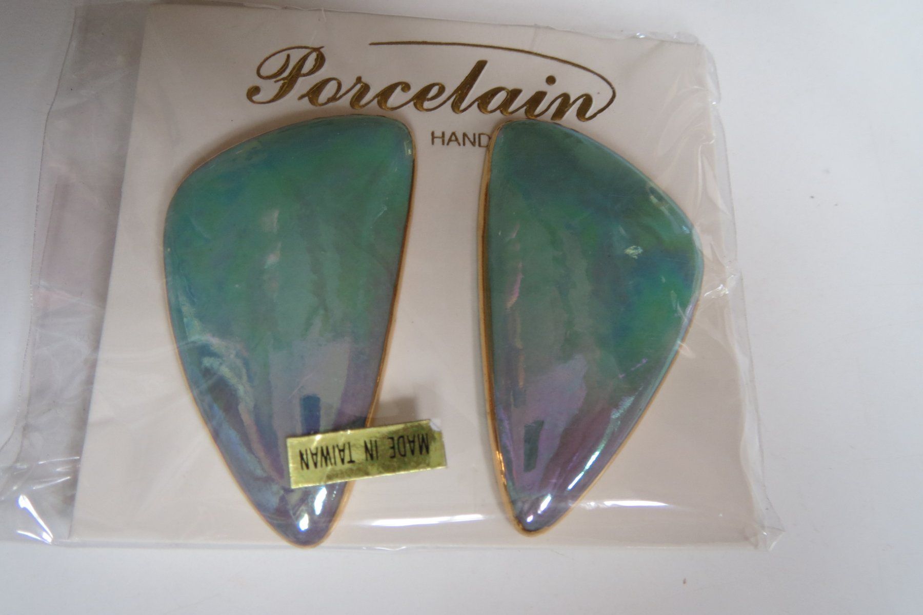 Orecchini pendenti & Orecchini a lobo: Porzellan Ohrclips – Nuovo e nell'imballaggio originale da Herisau venduto da fan_h9qj 2