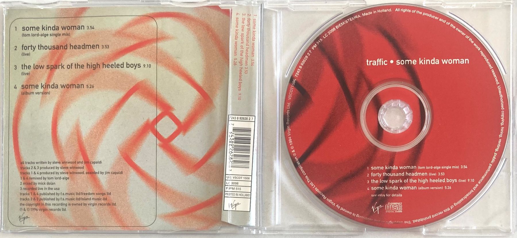CD: TRAFFIC - SOME KINDA WOMAN – Usato da Poliez-Pittet venduto da Newtown-Records 1