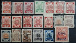 Lettland Lot mit alten Werten VI