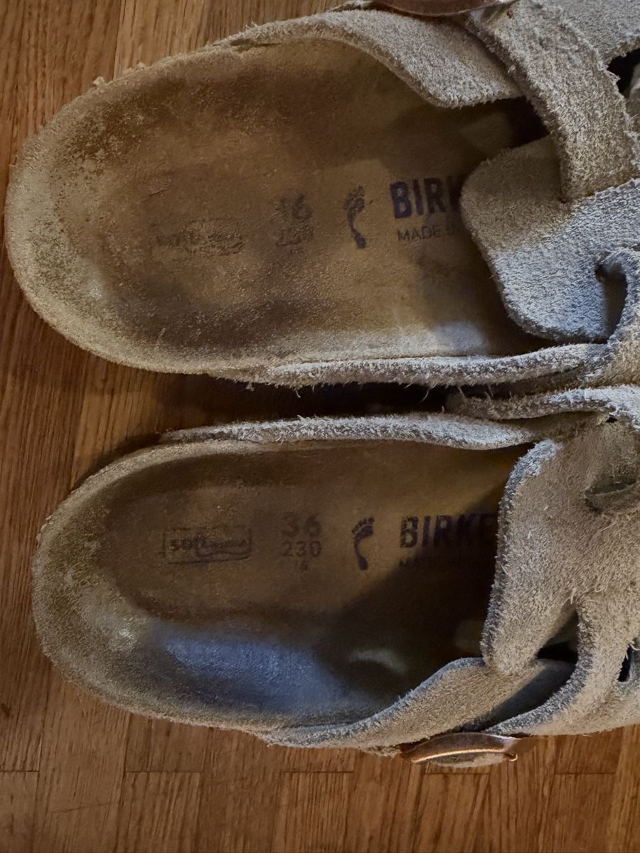 Birkenstock Herrenschuhe: Birkenstock beige Grösse 36 – Gebraucht aus Morgarten von elabaumann_ch 1