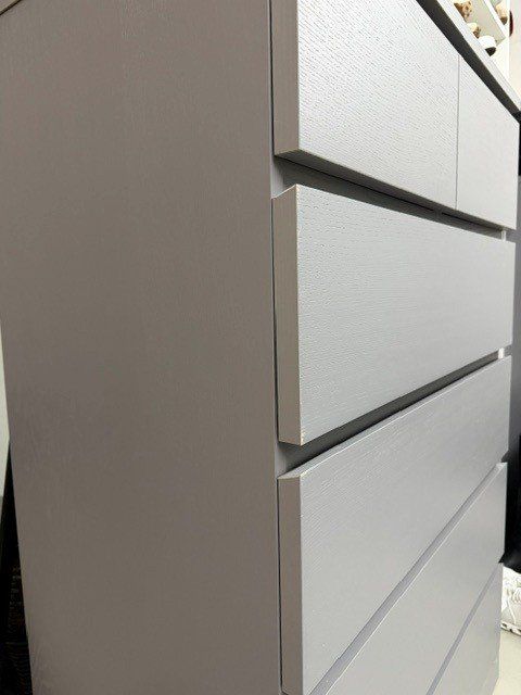 Ikea Cassettiere: IKEA MALM Kommode mit 6 Schubladen, grau lasiert – Usato da Zuzwil SG venduto da quattro_1 4