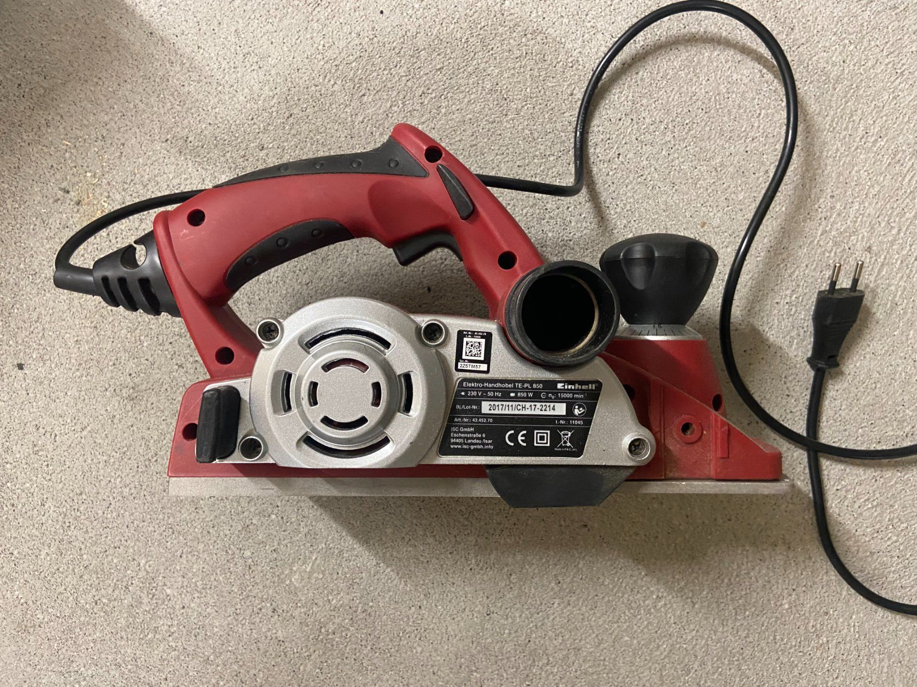 Einhell Tutte le macchine: Hobelmaschine Handhobelmaschine – Usato da Zürich venduto da Walti009 3