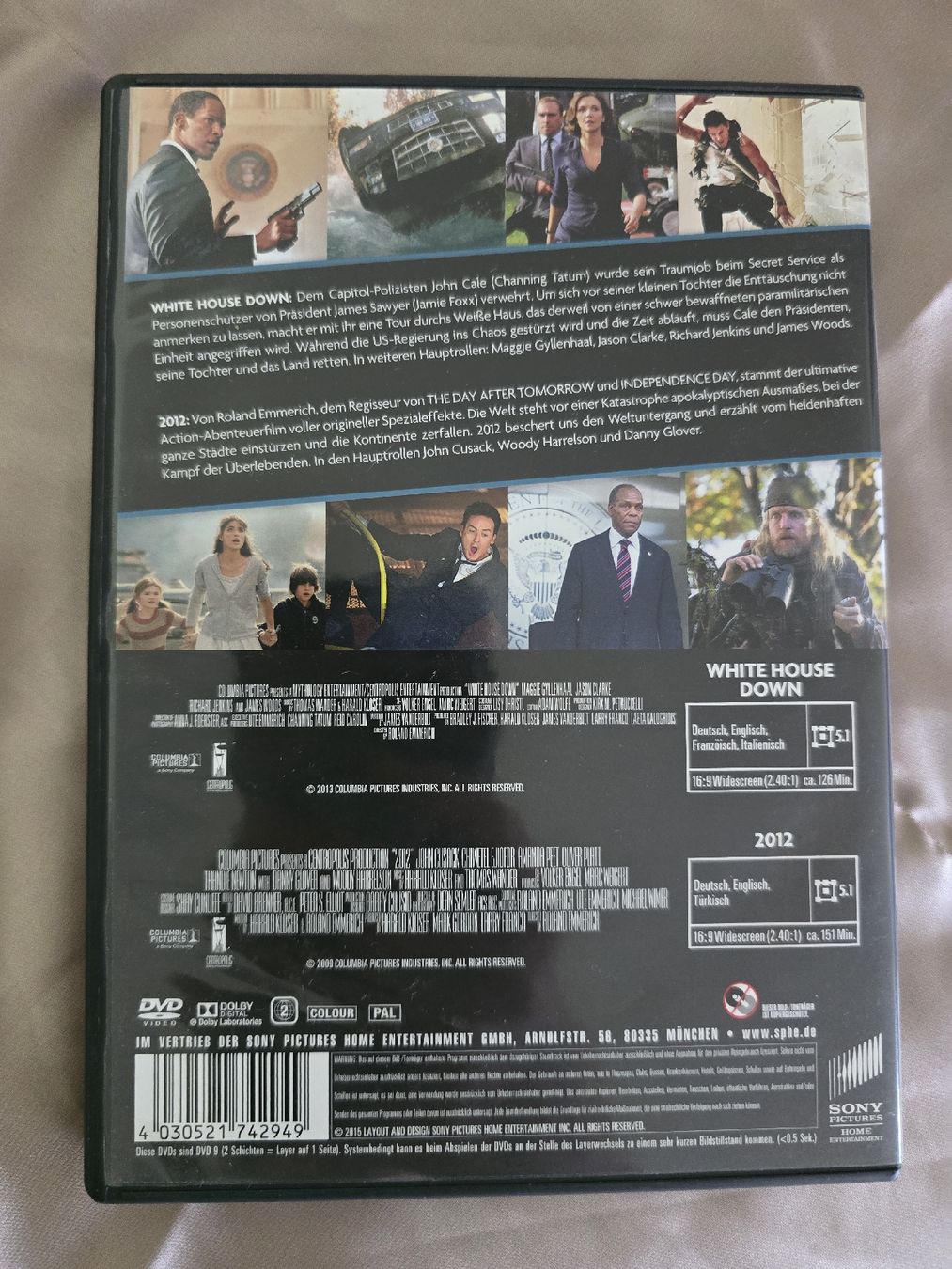 Alle DVDs: DVD's - The white house down & 2012 – Gebraucht aus Zug von nic_wlj8 1