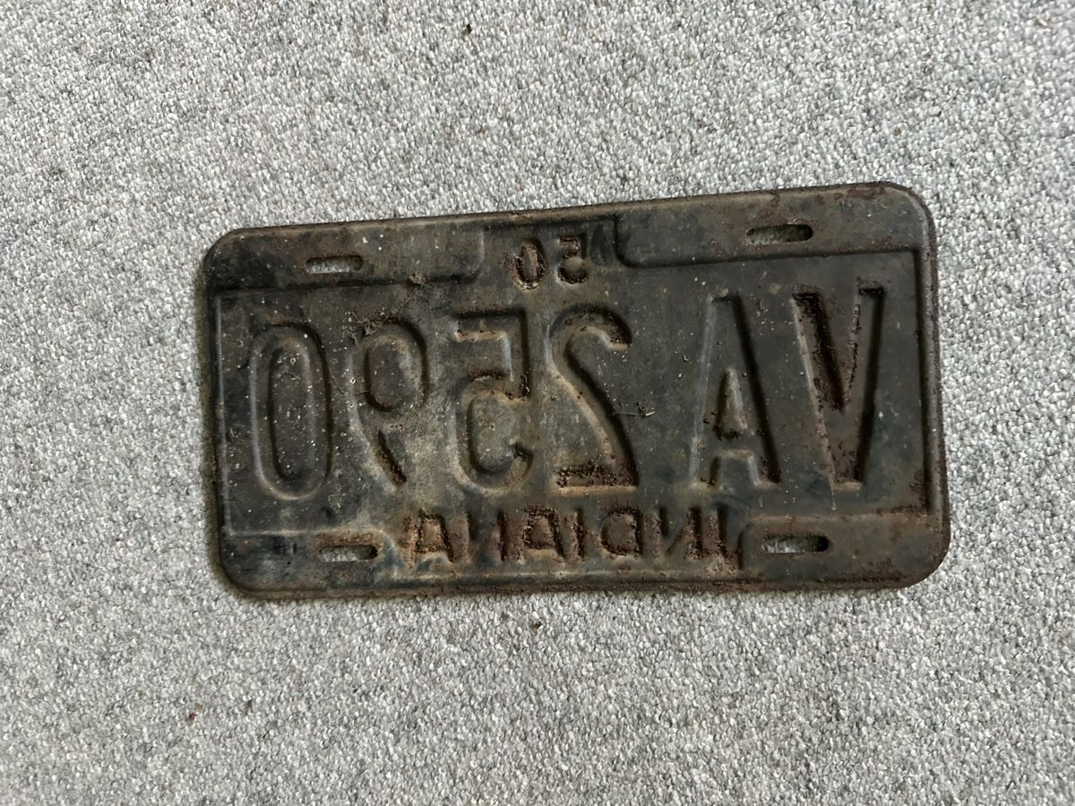Insegne: Vintage Indiana Nummernschilder – Usato da zürich venduto da PatCat02 3