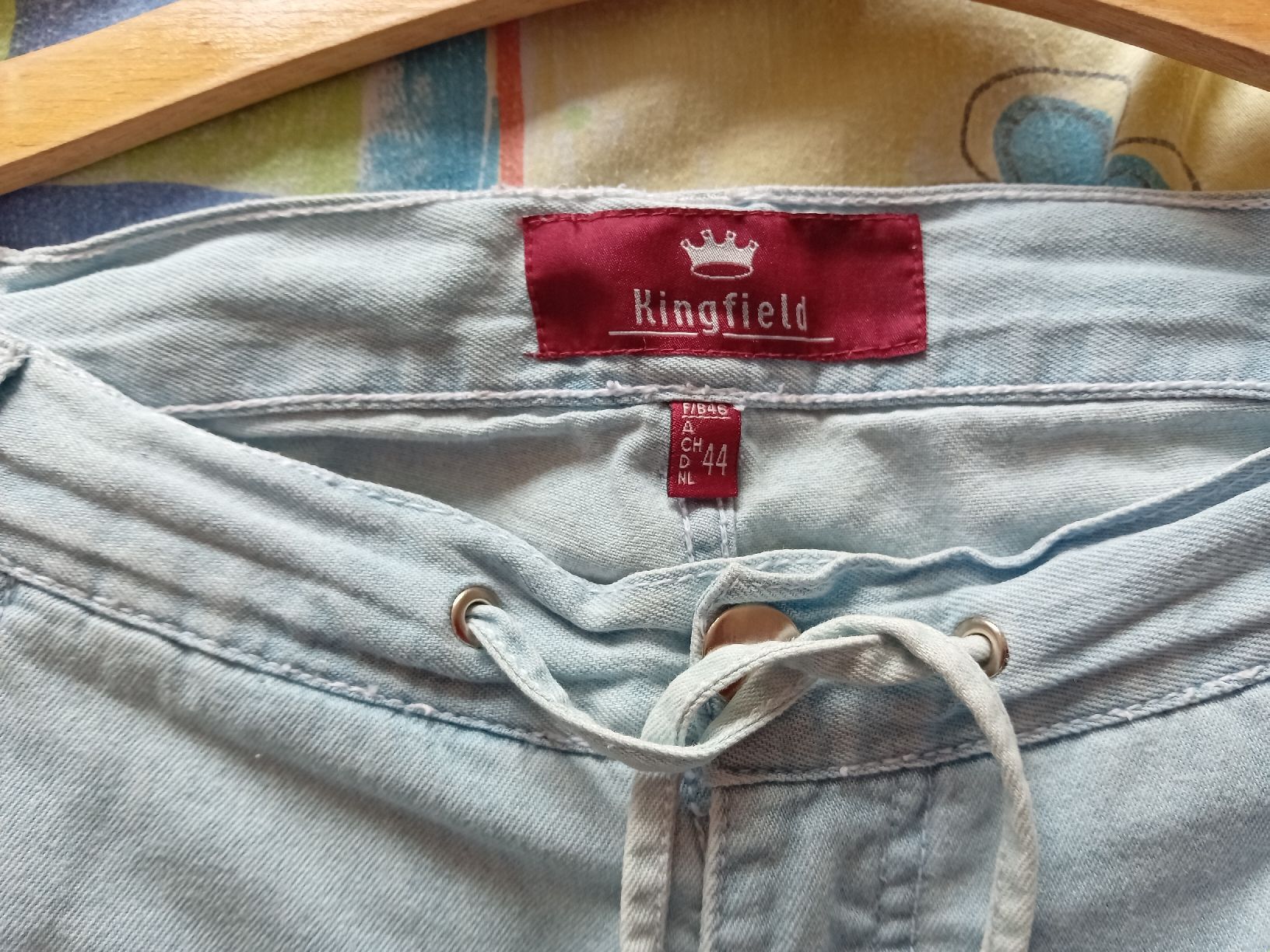 Hosen: 7/8-Hose hellblau, Gr. 44 – Gebraucht aus Witterswil von hele04 3