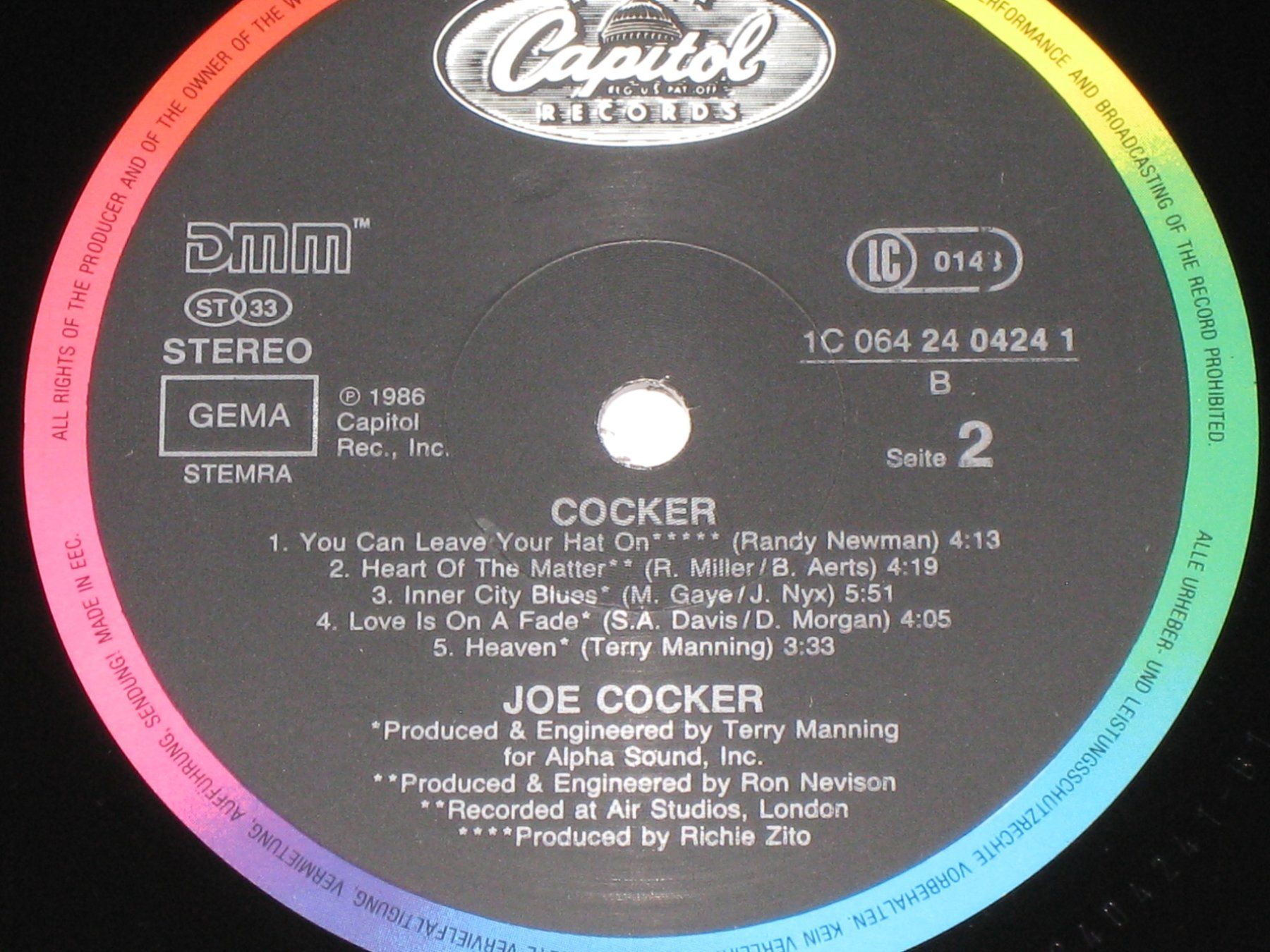 Vinyles: LP - JOE COCKER - COCKER – D'occasion à Steckborn par Quo7 2
