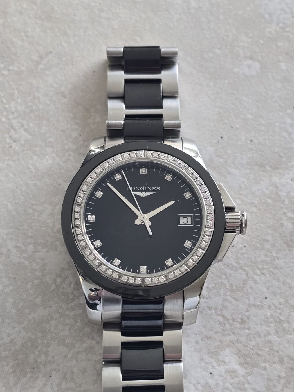Longines Orologi: Longines Conquest mit Diamanten – Usato da Untersiggenthal venduto da Tansanit4 3