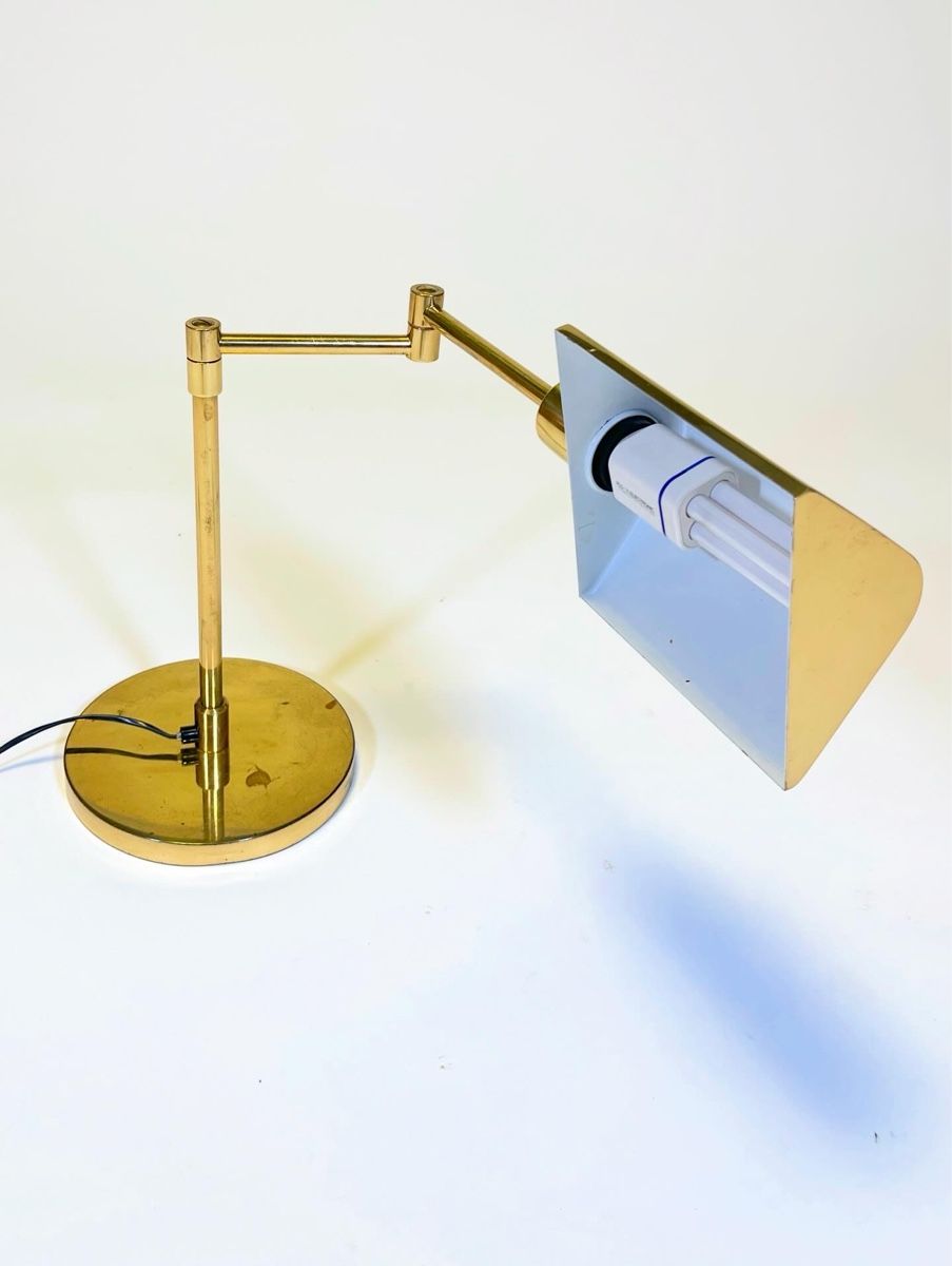 Lampes: Schreibtischlampe Messing, 1970 – D'occasion à St. Gallen par fundstaette 4