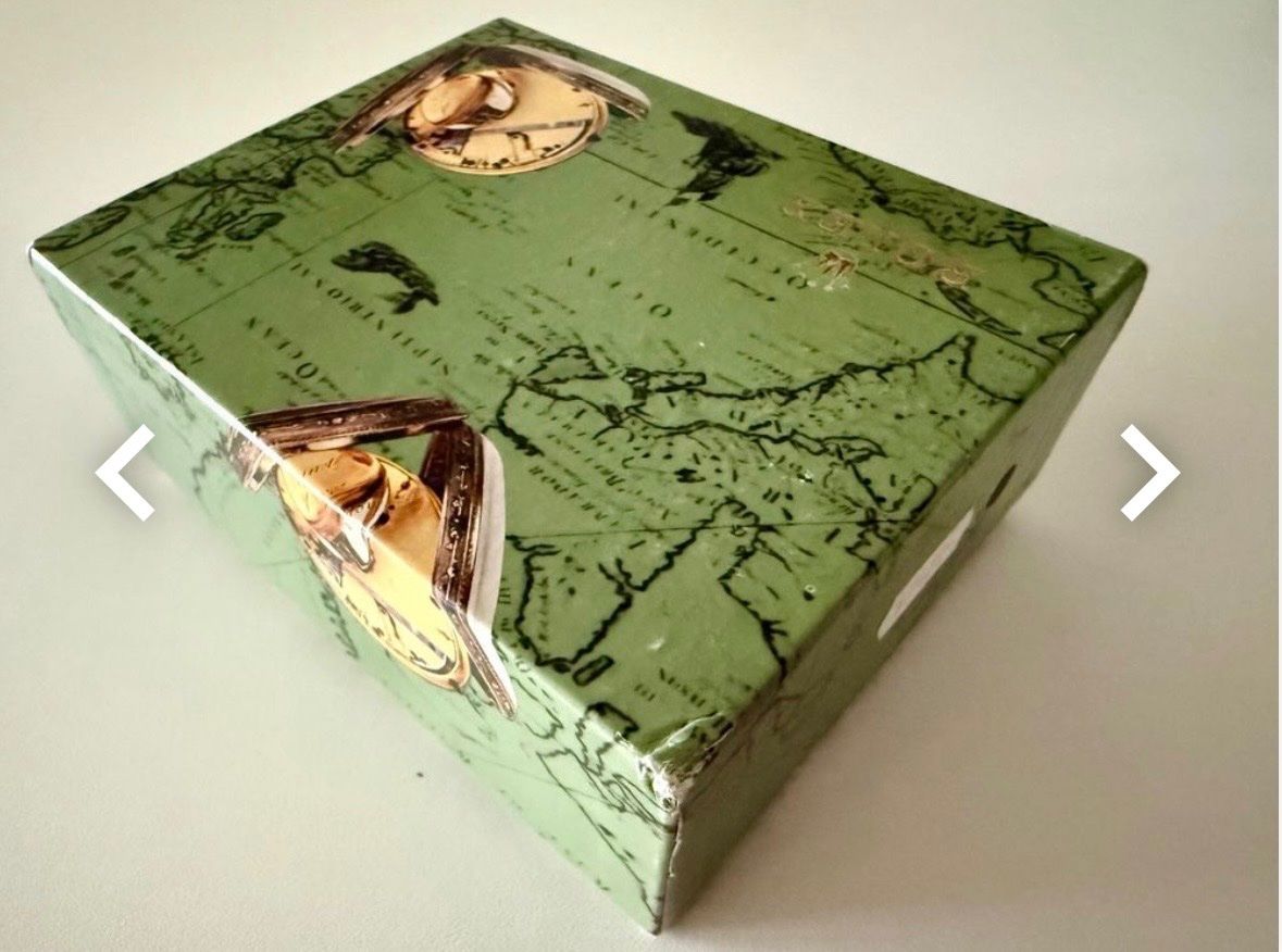 Rolex Scatole porta orologi: ROLEX original vintage worldmap outerbox for Oyster 67480 – Nuovo (secondo la descrizione) da Muraz (Collombey) venduto da Ivm_21 4