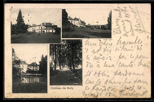 Ansichtskarten: AK Dully, Château de Dully – Gebraucht aus Berlin von bartko-reher