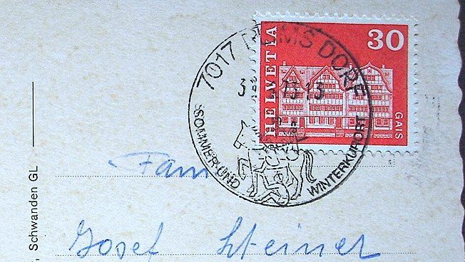Cartes postales: FLIMS-DORF mit Flimserstein – D'occasion à Jona par philajona 1