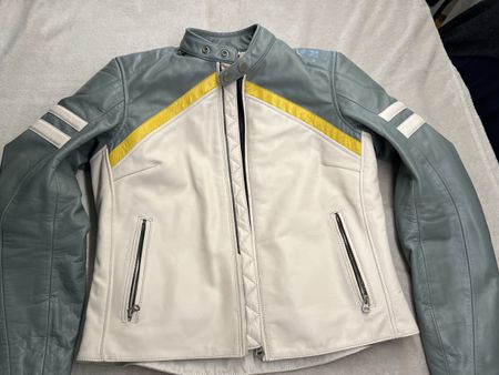 REV'IT! Damen Lederjacke Gr. 42 Motorradjacke Neuwertig !