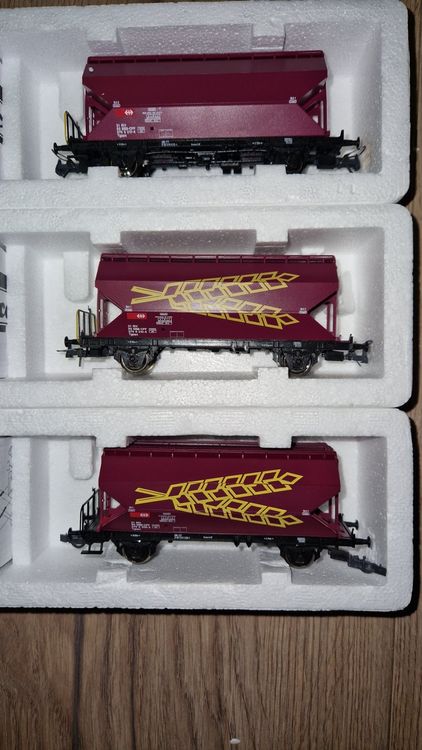 3x SNCF Céréaliers / Silowagen *TRANSCEREALES *SANDERS *COOP | Acheter