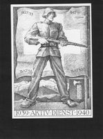 .Einheitskarte Inf BAT 80  , Aktivdienst 1939 / 1940