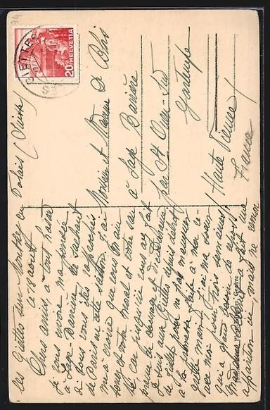 Cartoline postali: AK Les Giettes, Chalet de Cocatrix – Usato da Berlin venduto da bartko-reher 1