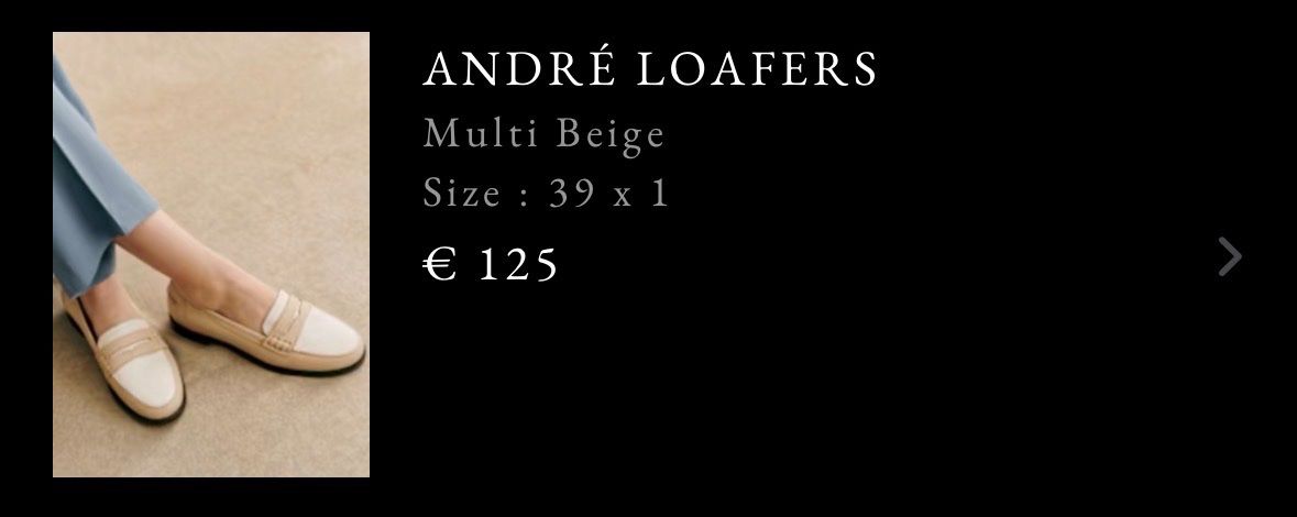 Sezane Scarpe da donna: sezane Andre loafers, Size 39, multi Beige – Usato da Adliswil venduto da nat_g5d6 5