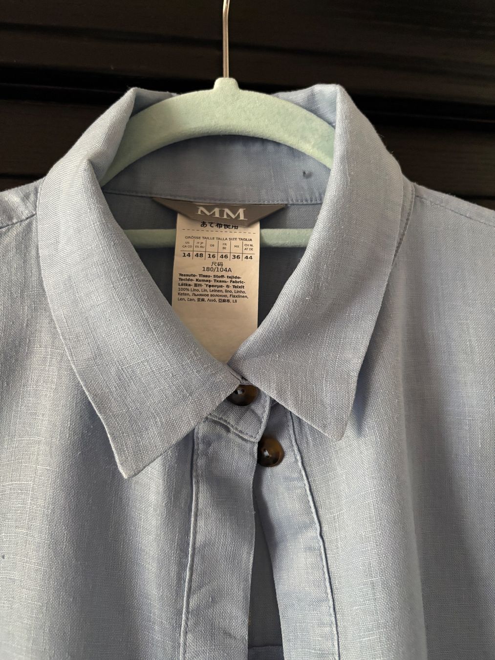 Max Mara Camicette: MM BY MAXMARA LEINENBLUSE – Usato da Zürich venduto da STYLEHAUS 1