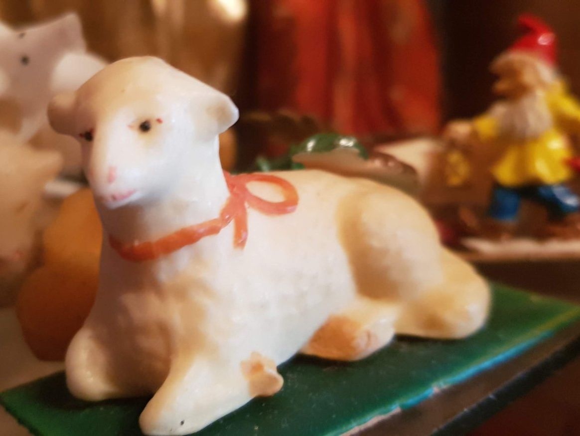 Figuren: Krippenfigur Schaf – Gebraucht aus Mörschwil von antiksalon21 2