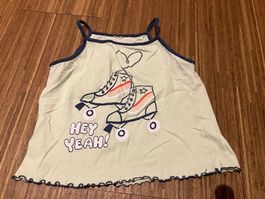 Süsses Sommer-Top mit Rollschuh-Motiv, Grösse 116/122
