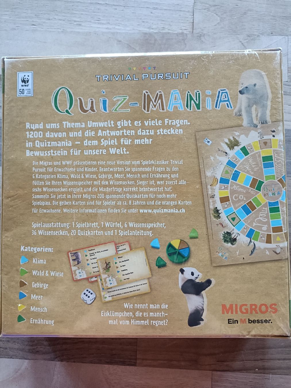 Migros Giochi: Quiz Mania Spiel der Migros  – Usato da Cham venduto da TR75 1