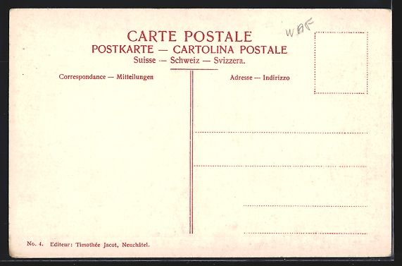 Cartoline postali: AK Neuchâtel, Panorama et les Alpes – Usato da Berlin venduto da bartko-reher 1