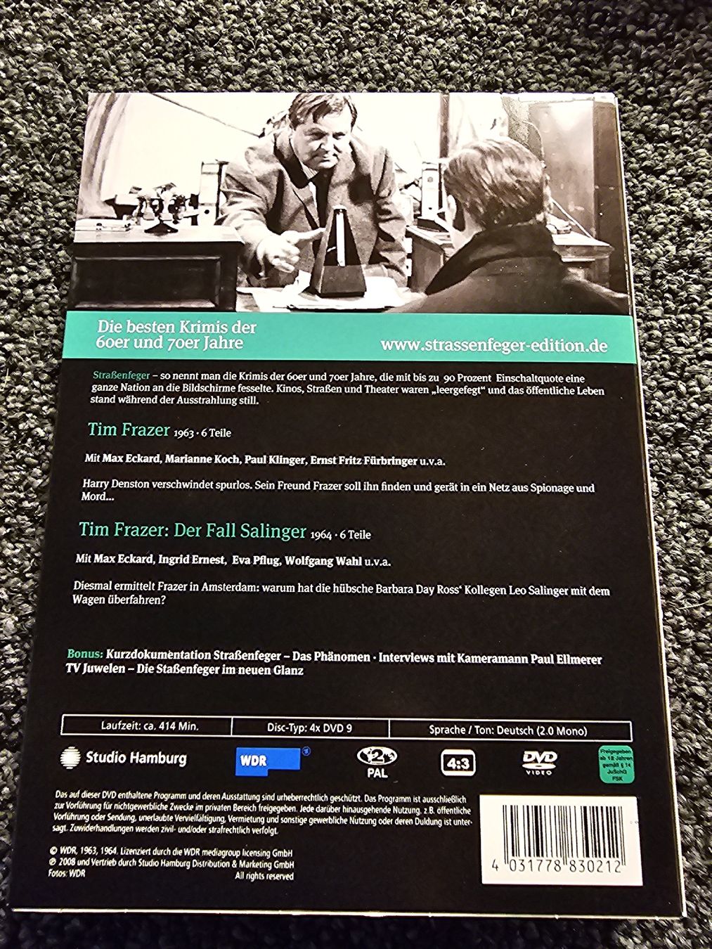 Tutti i DVDs: Strassenfeger Tim Frazer, Der Fall Salinger 05 – Usato da Ruswil venduto da jan_bxl5 1