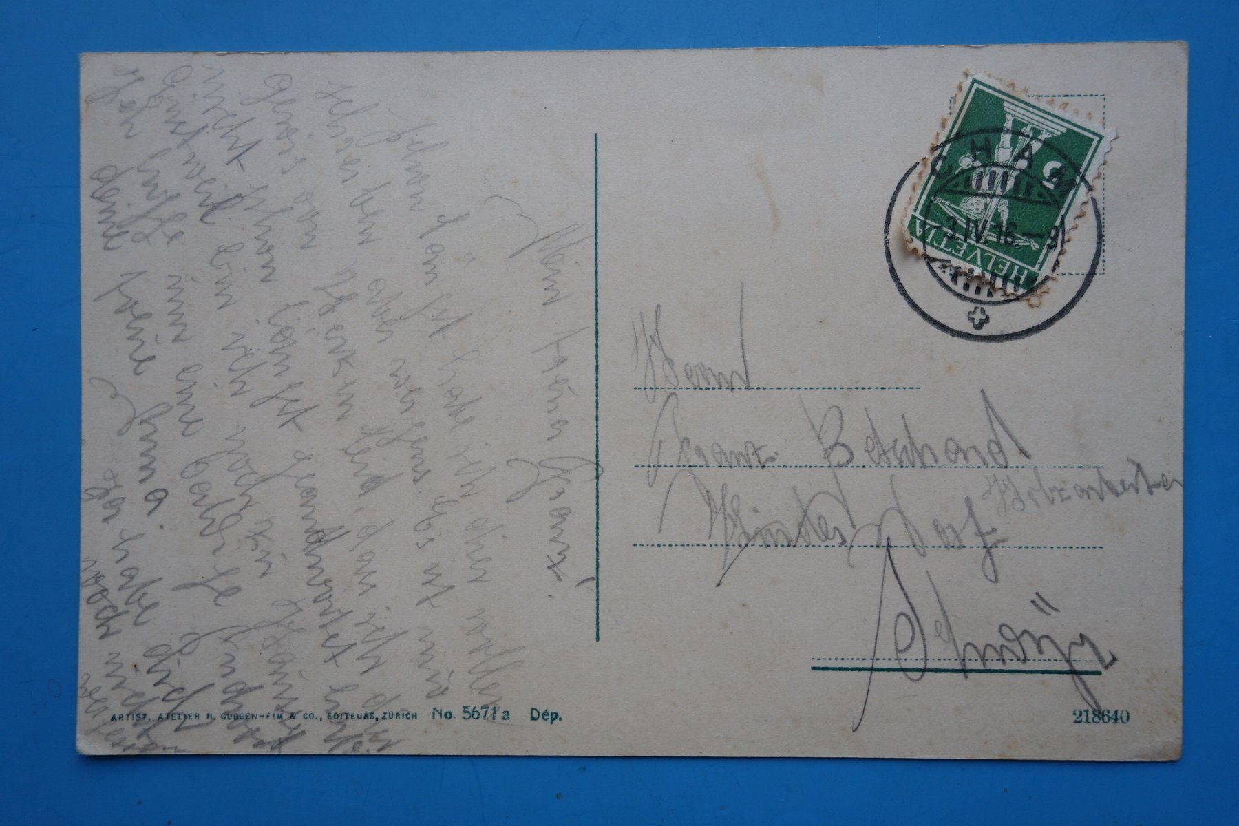 Cartoline postali: CHAM - Fabrik von Nestle - 1916 – Usato da Ibach venduto da Ibanto 1