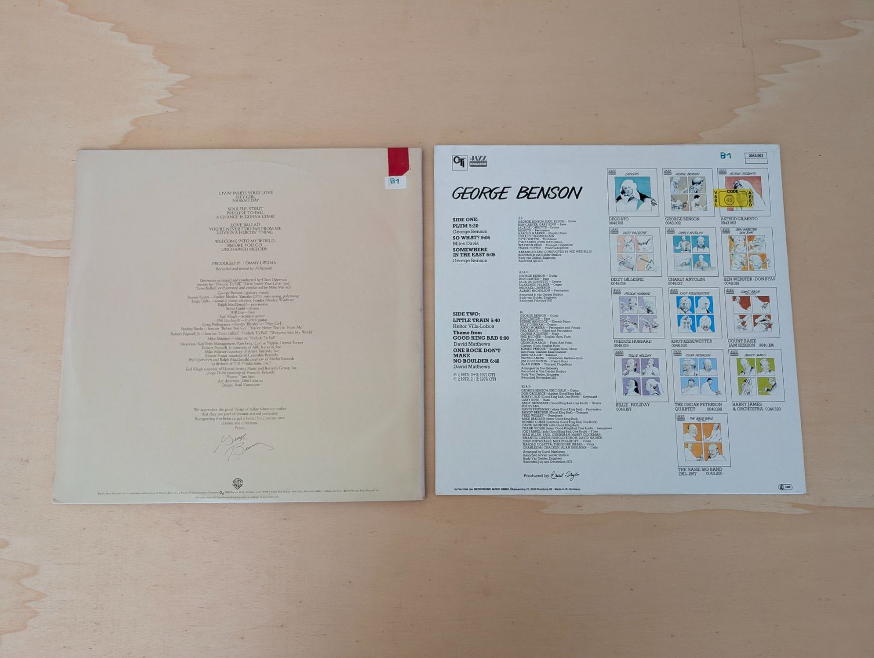 Dischi in vinile: 2 x George Benson – Usato da Ebikon venduto da kisuM 1