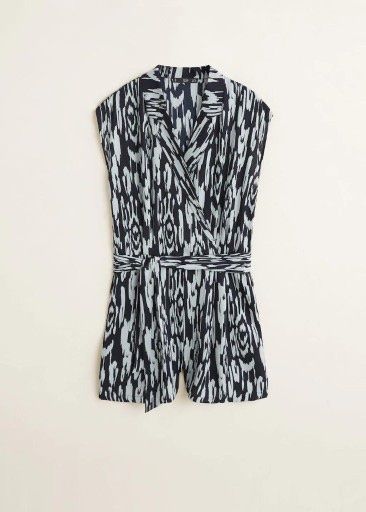 Mango Tute: Combishort Mango imprimé noir et blanc taille M – Nuovo (secondo la descrizione) da Avry-sur-Matran venduto da Anarda