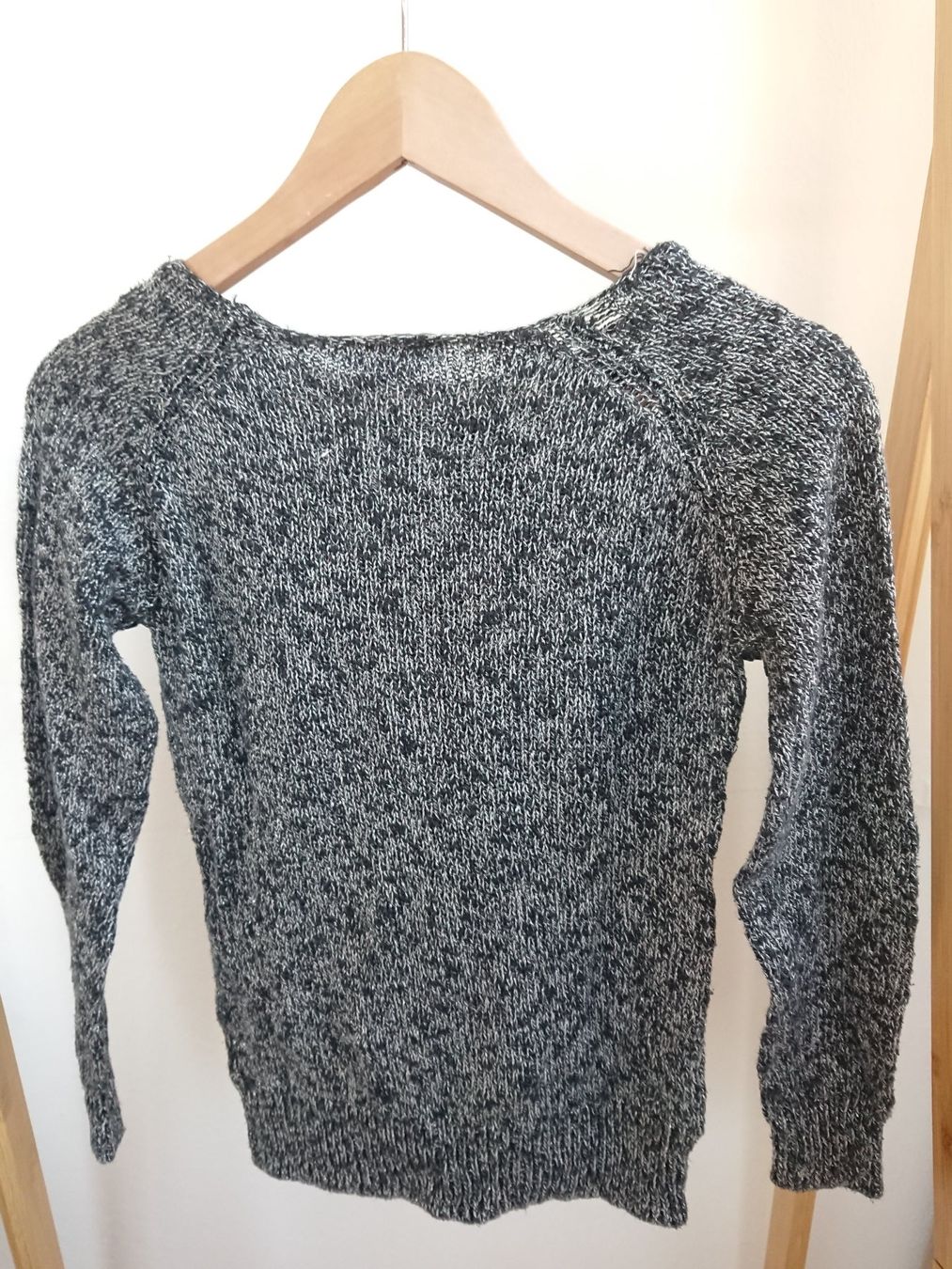 C&A Maglioni & Felpe: Damen Pullover Yessica C&A Gr. XS Blau mit Glitzerfäden – Usato da Hallau venduto da CHACLA 2