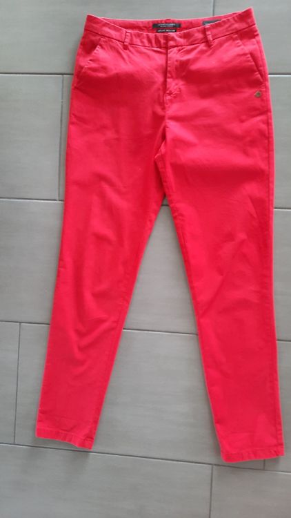 Pantalon Chino Scotch & Soda Rose Poudré Fille 12 Ans - 100% Coton, Neuf Avec étiquettes