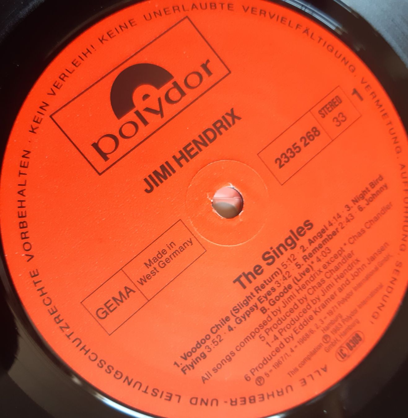 Dischi in vinile: JIMI HENDRIX: The Single Album – Usato da Frick venduto da kyb_yq8h 3