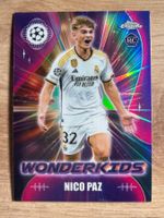 Soccer Nico Paz RC Wonderkids Topps Chrome 2024 🔥