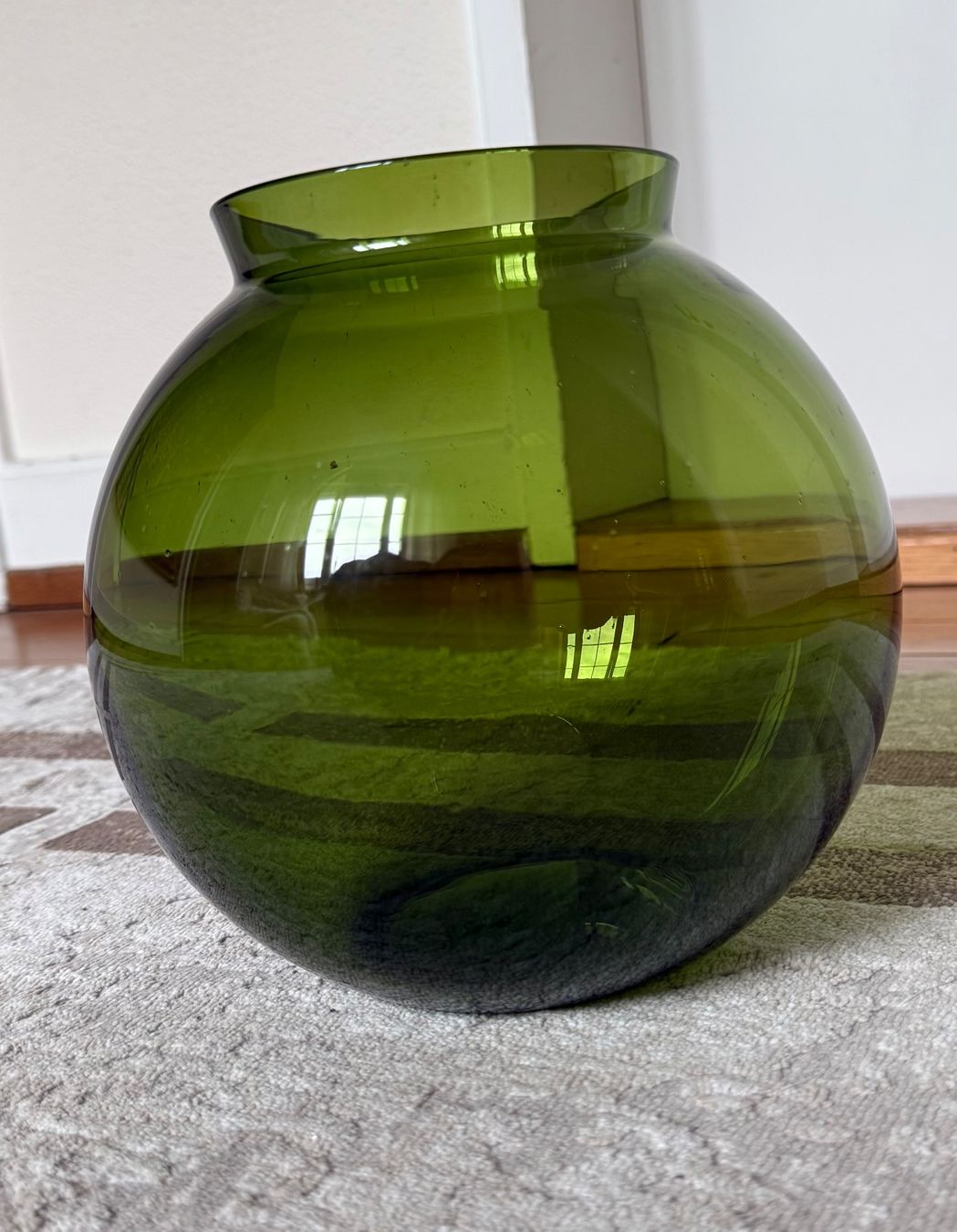 Vasi & Recipienti: Designer Glasvase, rund, grün – Usato da Wohlen AG venduto da thr_t5x8 2